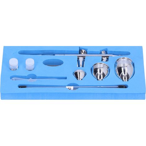 Kit aérographe G1/8, pistolet pulvérisateur, ensemble d'outils de peinture artistique, calibres 0,2mm 0,3mm 0,5mm (1/5)