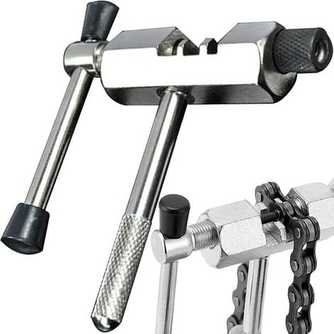 Demonte Chaine Velo pour Chaîne Vitesses Dérive Chaîne VéLo Outil Dérive Chaîne Outil de Réparation de Chaîne de VéLo Demonte Chaine Velo Riveteuse de Chaîne de VéLo Extracteur de Rivets (1/5)
