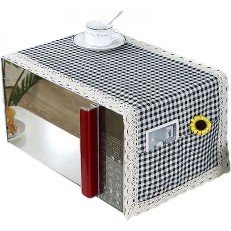 Housse Pour Four À Micro-Ondes - Coton Lin - Protection Antipoussière Et Anti-Gras - 100 X 35 Cm - Pour Cuisine Et Restaurant - 1 Pièce (1/5)