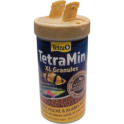 Min XL Granules alimentation pour poissons d'ornement 82g/250ml - Tetra