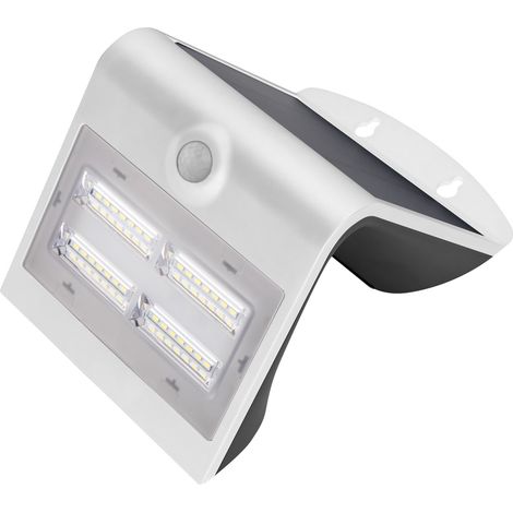 Korpass Solar-LED-Wandleuchte mit Sensor, 4 W, kaltweiß (1/2)