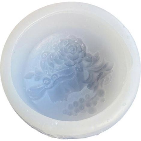 3D-Fondant-Schokoladenform „Exquisites Blumenmädchen“ aus Polymer-Bastelmaterial (DIY-Formen) (1/5)