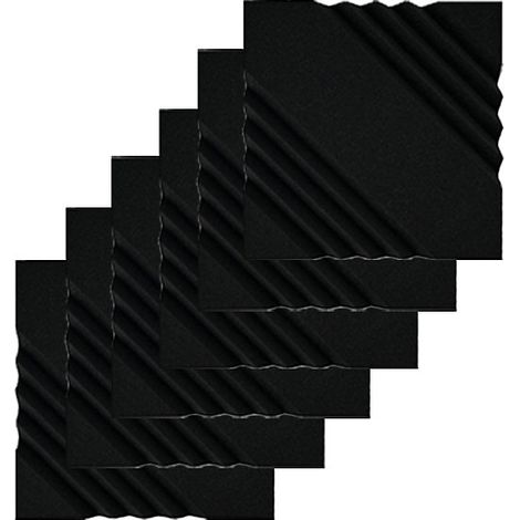 Mousse Absorbante Acoustique 30x30 cm ,Lot de 12, Panneau Anti-Bruit pour Mur Plafond,Sans support adhésif (1/4)