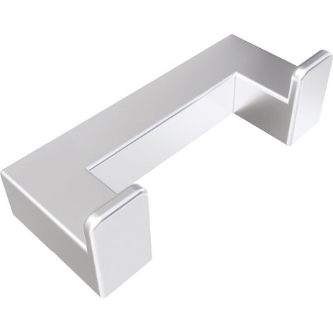 Lineabeta - Grela Doppel-Kleiderbügel aus satiniertem Stahl