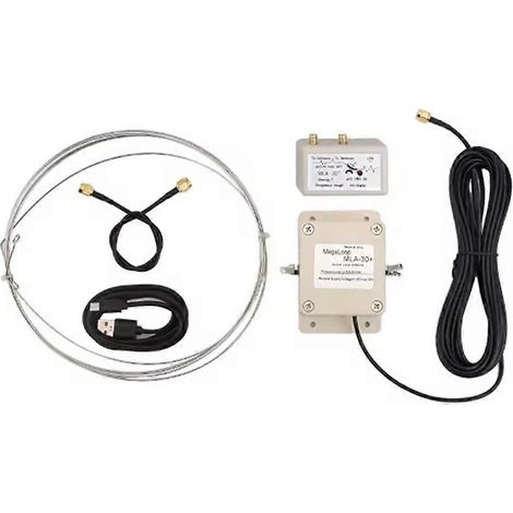 MLA-30+ Rahmenantenne für Kurzwellenradio, Balkone und Dächer, 0,5 MHz–30 MHz, Richtantenne, magnetisch, wasserdicht, USB-Stromversorgung, wasserdichtes Gehäuse (1/5)