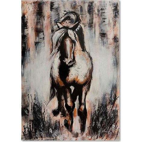 Tableau un cheval de galop 1 - 50 x 70 cm (1/5)