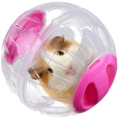 (Rose)Boule d'exercice - Non spécifié - Hamster - Rose - Plastique - 12 cm (1/5)