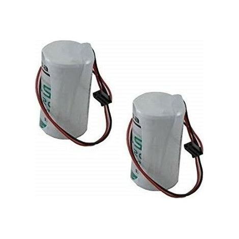 Saft batteria litio 2 Pz compatibile antifurto Elkron 3,6V 13Ah 80Wl0200211-Wl31