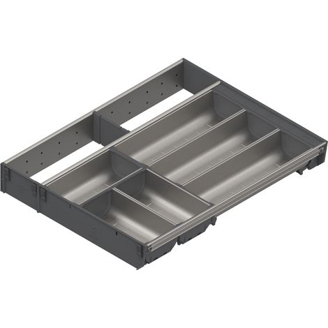 Blum Orga-Line Besteckeinsatz Facheinteilung Set ZSI.XXXKI4, NL 500mm, grau (1/5)