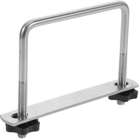 Accessoires de Toit de Voiture Support en métal 10 CM Pince U pour Montage Coffre de Toit Universel adapté aux fourgonnettes camions et SUV pour Transport de Charge en extérieur (1/5)