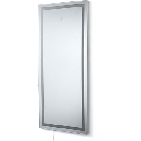 Espejo de pared con luz LED Touch 50x120 cm Illinois (1/4)