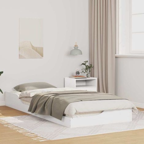 Estructura de cama 80 x 220 cm Madera de pino macizo vidaXL (1/5)