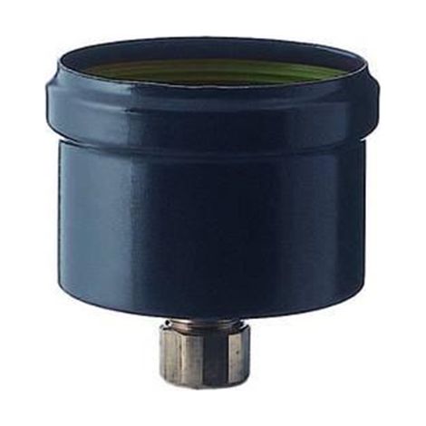 SCARICO CONDENSA STUFE A PELLET NERO OPACO MANICOTTO OTTONE ø cm.12 -FER 291606