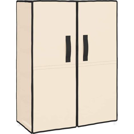 Maison Exclusive - Scarpiera Crema 60x28x90 cm Tessuto (1/5)