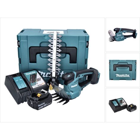 Makita DUM 111 RM1XJ Akku Grasschere Strauchschere 18 V + 1x Akku 4,0 Ah + Ladegerät + Makpac