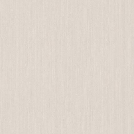Papier peint beige élégante pour cuisine | Papier peint uni idéal pour chambre | Tapisserie moderne intissée effet textile - 10,05 x 0,53 m (1/5)