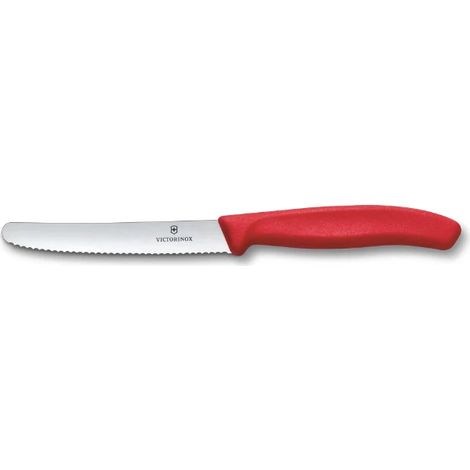 Spelucchino dentato rosso Victorinox cm 10