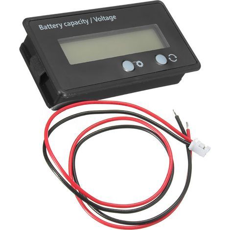 Testeur de capacité de batterie multifonction voltmètre numérique avec écran LCD rétroéclairé (1/5)