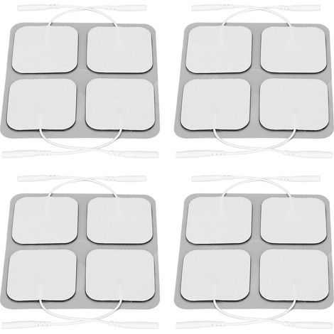 16 Patchs Carrés Réutilisables Autocollants 2 Pouces pour Électrothérapie - Accessoires de Remplissage (1/5)