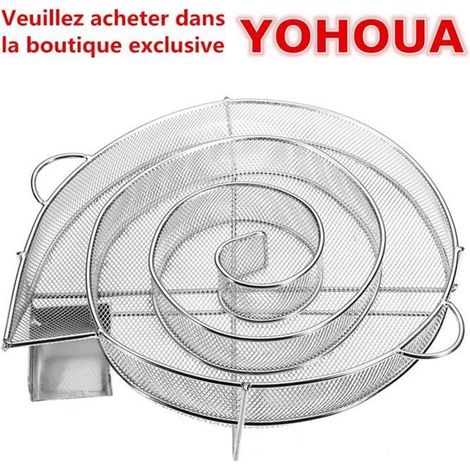 YOHOUA Générateur de Fumée Froide Acier INOX. à Barbecue BBQ Gril Fumage Fumeur Outil Cuisine (1/4)