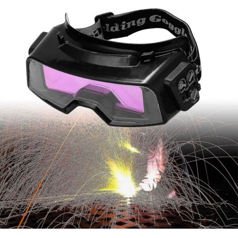 Lunettes de soudage à assombrissement automatique pour soudage TIG, MIG et MMA. Lunettes de protection professionnelles pour le soudage. (1/5)