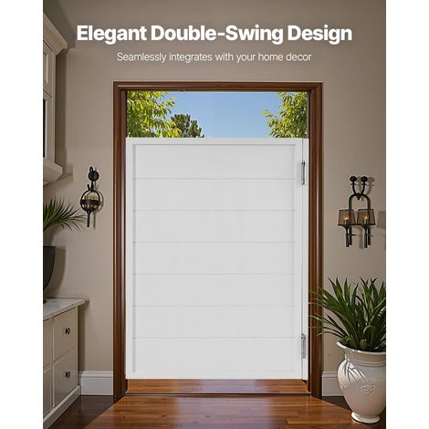 Porte Battante, 805x28x1060 mm, Porte Saloon Simple en Bois de Pin avec Charnières, Quincaillerie, Facile à Installer, pour Intérie… (1/5)