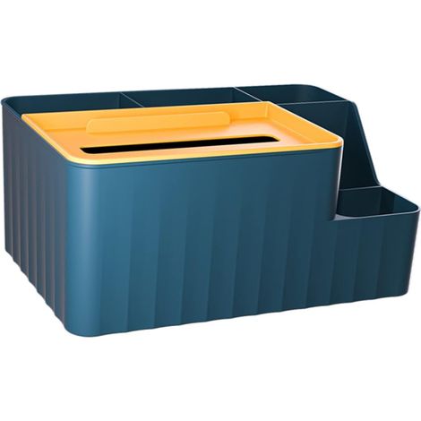 Boîte plastique multifonction avec compartiments – support télécommande, anti-poussière – salon, voiture