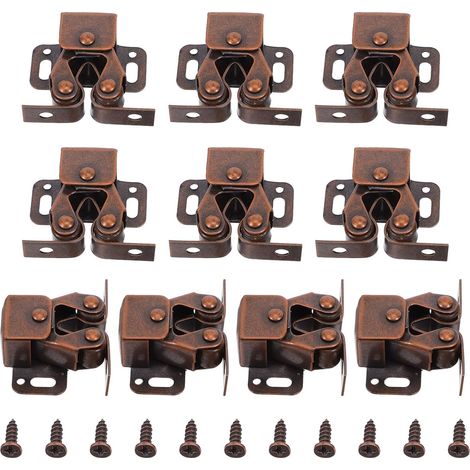 Ensemble de 20 loquets porte placard à double rouleau robustes avec vi (1/5)