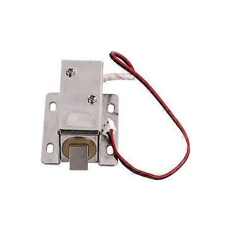 Wasserdicht, robust, kompakt, langlebig und zuverlässig: Elektromagnetisches Schloss für Schränke, ideal für den Einsatz im Haus und im Freien (24 V). (1/5)