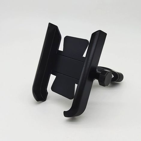 Supporto per telefono in alluminio per moto, supporto per telefono in bicicletta, supporto universale in lega di alluminio girevole a 360° per la navigazione, supporto per telefono in alluminio per mo