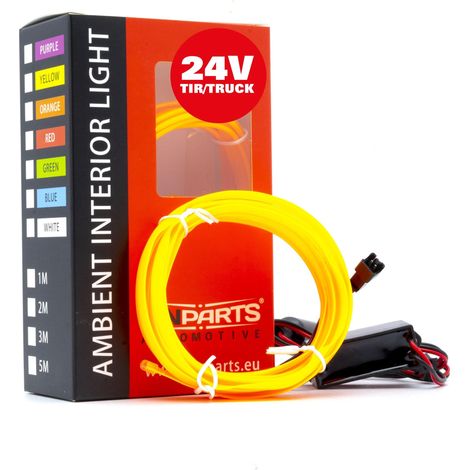 EPAL2M LED ÁMBAR FIBRA ÓPTICA 2 METROS 24V (1/4)