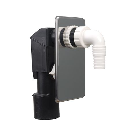 Airfit Unterputz Siphon mit Schlauchanschluss und Reinigungsöffnung DN 40/50 90120US