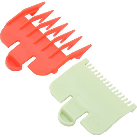 Peignes de guidage professionnels pour tondeuse à cheveux, sabots de rechange, accessoires pour tondeuse à cheveux, rouge/vert (1/5)