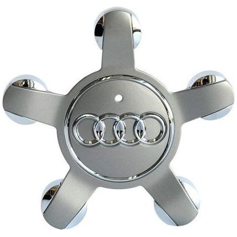 Five-spoke wheel trims for Audi 134 mm, A3 Q3 Q5 S3 logo - Audi wheel trims (set of four) (1/5)