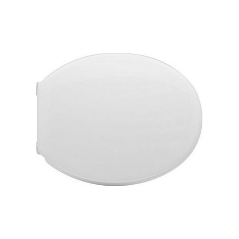 Abattant WC pour WC Incea Opi 44-46,5 x 37 cm Abattant WC blanc avec charnie'res re'glables et sie'ge en fonte de bois