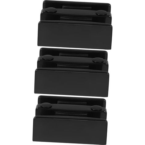 Lot de 3 guides en plastique pour portes coulissantes salle bain (1/5)