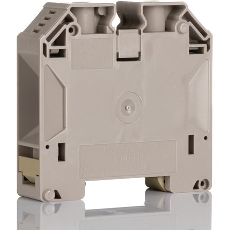 Bloc de jonction de traversée Weidmuller W, 10  70mm², A visser, Beige foncé ( Prix pour 1 )