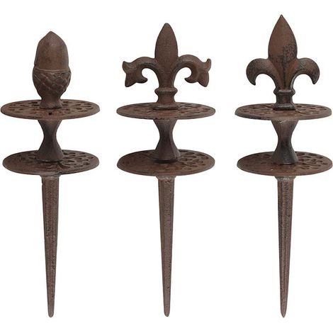 Guide tuyau en fonte - Modèle aléatoire - H 31,6 cm - Livraison gratuite (1/5)