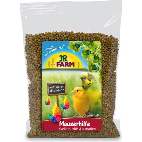 JR FARM HELP - alimento para periquitos y otras aves pequeñas durante la muda 30 g (1/3)