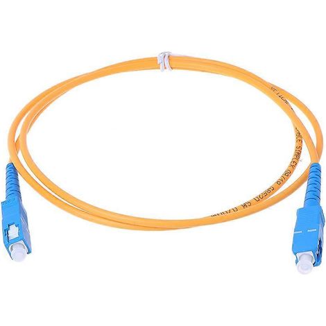 Câble de raccordement monomode à fibre optique SC/UPC-SC/UPC-SM 3 mm - 1 m (1/4)