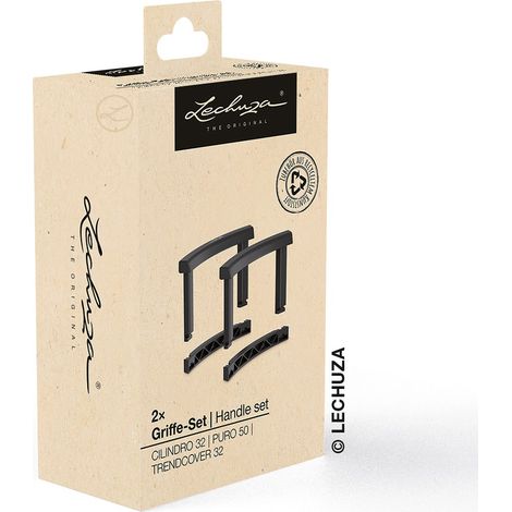 LECHUZA® Ersatzteil Griffe-Set für CILINDRO 32 TRENDCOVER 32 & PURO 50 (1/2)