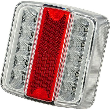Lanterne Led - 4 Fonctions - Feux Stop Clignotants Éclairage Plaque - Pour Remorque Et Véhicule Utilitaire - 1 Pièce (1/2)