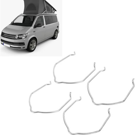 Vier Klemmen und Sicherungsringe zur Befestigung von Kühlwasserschläuchen für Turbinen, kompatibel mit VW T5 und T6. (1/5)