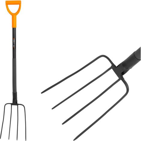 Gabel FarmLine1200, 4-zinkig, für Heu, MattPowder