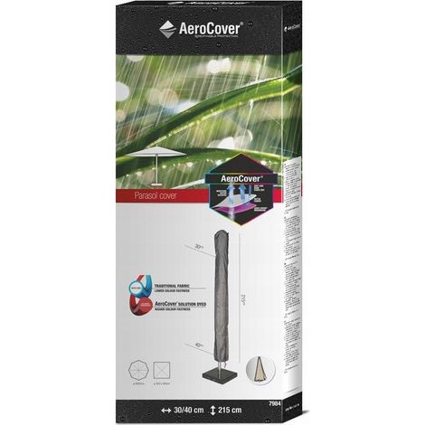 Funda para sombrilla de jardín 7984 Ø30-40x215 AeroCover antracita Homms (1/3)