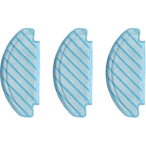 Lot de 3 serpillères lavables et réutilisables pour Robot aspirateur DEEBOT OZMO T8 AIVI, N8, N8 Plus,N8 Pro, N8 Pro Plus, N10 Plus (1/4)