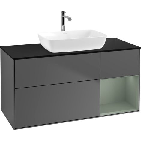 Villeroy & Boch F832GMGK Meuble sous-lavabo Finion F83 (1/2)
