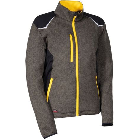 Sweat-Shirt TILBURG taupe/noir/jaune - Taille standard - COFRA - V647-0-03   L