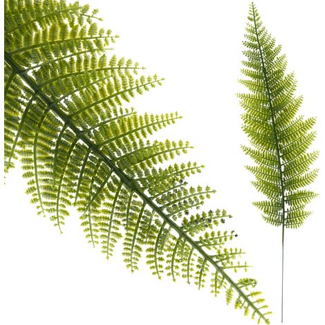 CV11682 LEBENSECHTES KÜNSTLICHES FERNBLATT AUS SILIKON AM STAB, 50 cm (1/5)