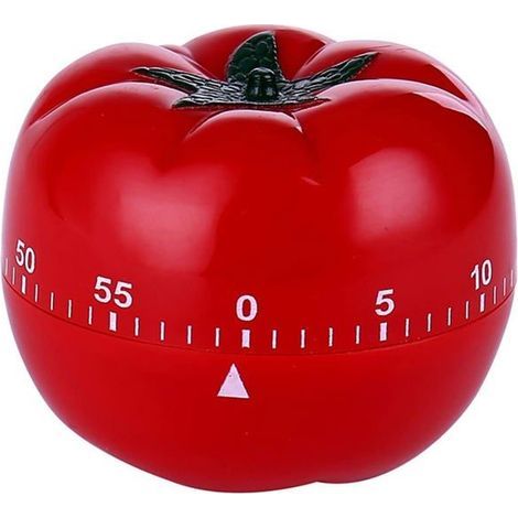 BelleRise - Niedlicher Küchentimer, Kawaii-Fruchttimer, 60-Minuten-Countdown-Timer (Tomate). (1/5)